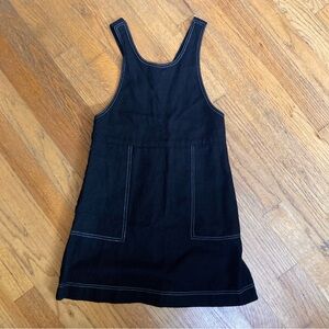 Zara Black Overall Dress